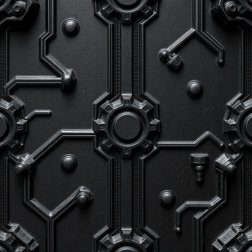 Iron Hands skin texture — circuitry plate
